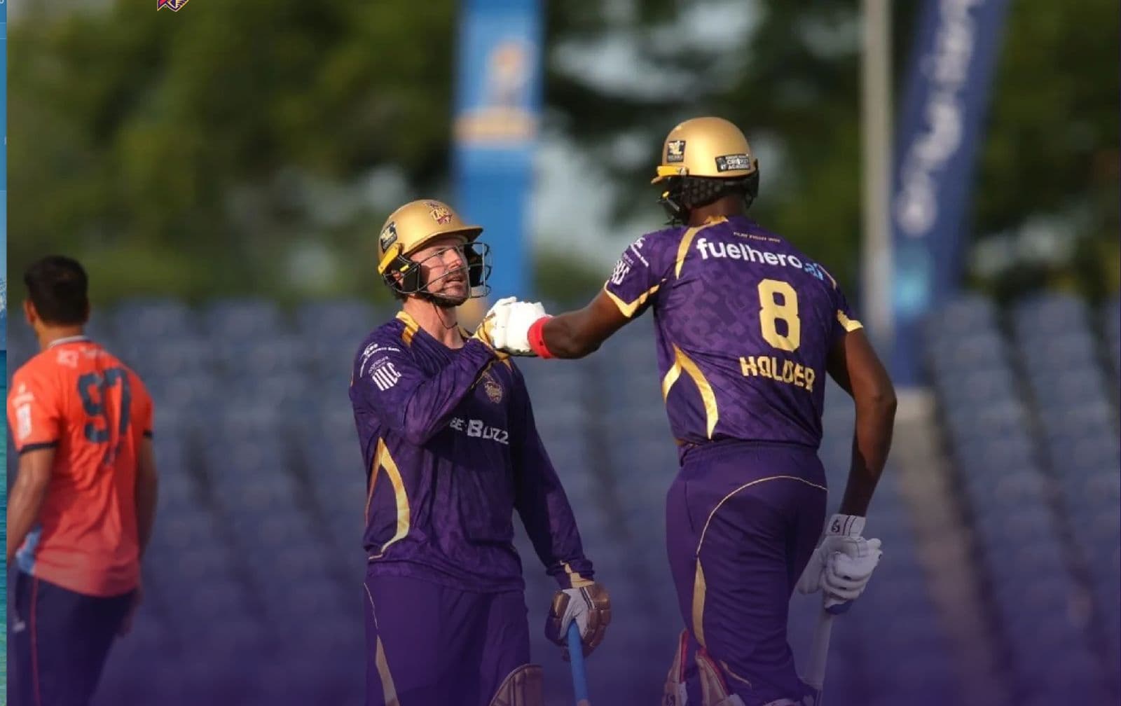 LAKR teammates celebrating during the match